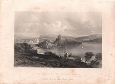 Stampa antica NAPOLI panorama