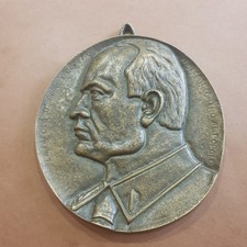 Placca Mussolini originale in