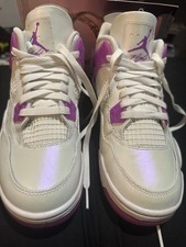jordan 4s viola/bianco