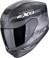 CASCO HELMET MOTO INTEGRALE SCORPION EXO 391 AVA NERO GRIGIO OPACO TG M