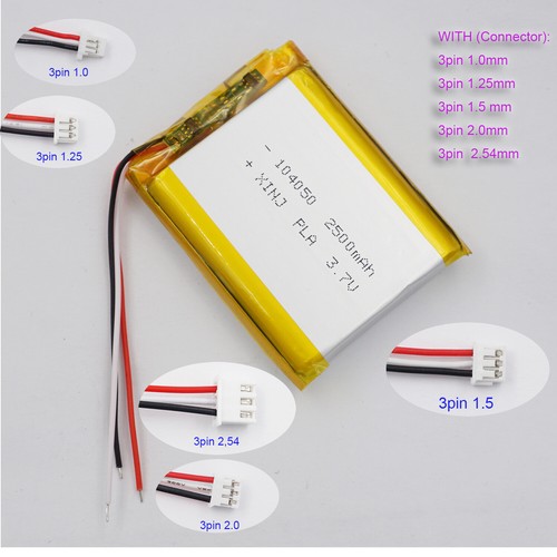 2500mah 104050 - 2500mah,