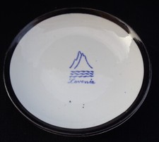 PIATTINO SCI LAVENO LAVENIA CERAMICA 1930 BIANCINI ANDLOVIZ RARO POTTERY