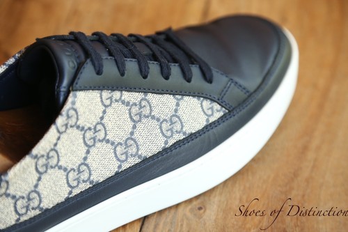 Gucci monogram blue leather - gg,