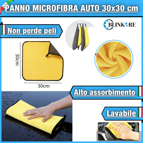 Panno microfibra auto 30 - panno,