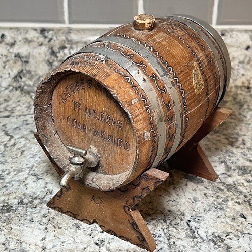 Antica bottiglia legno - legno, di