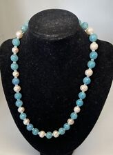 Collana girocollo con perle di