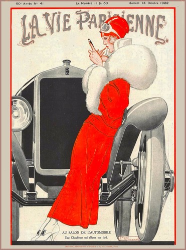 1922 vie parisienne ragazza - la,