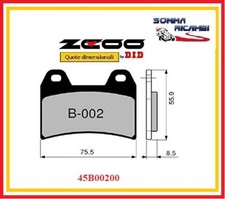 45b00200 pastiglie freno zcoo - pastiglie,