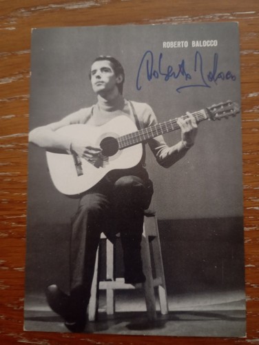 Roberto balocco autografo - roberto,