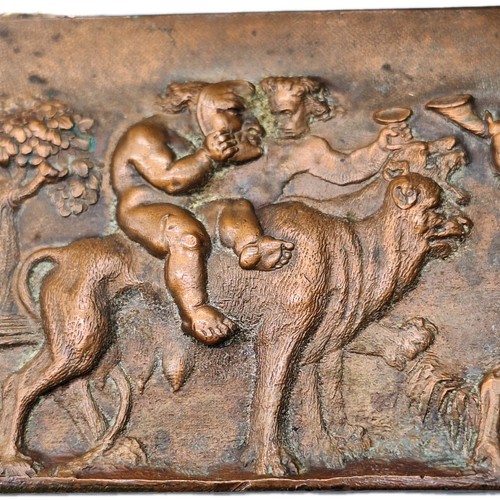 Bassorilievo bronzo mito - bassorilievo,