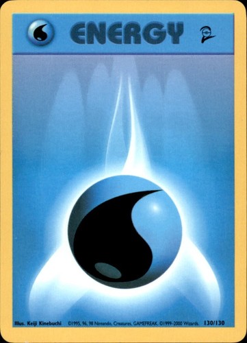 Pokemon card water energy - water,