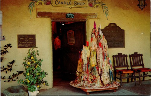 Casa lopez candle - candle, old