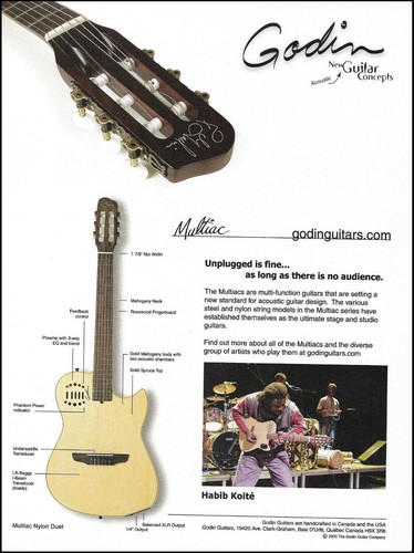 Stampa pubblicitaria chitarra