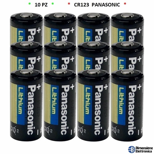 10ppz batteria cr123a - batteria, 3v