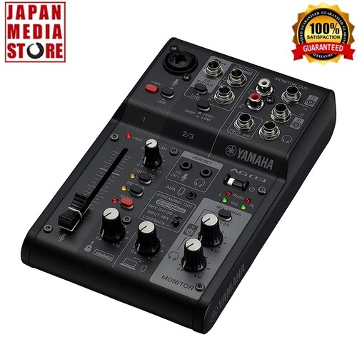 Yamaha ag03mk2 nero - 3ch, live