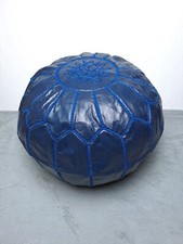 Pouf In Pelle Marocchina