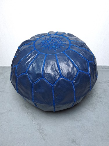 Pouf pelle marocchina - pelle,