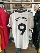 Rasmus Højlund #9 Manchester United 2024/25 Away Football Shirt Official Adidas