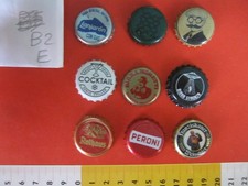 B2 LOTTO 9 pz. TAPPI TAPPO Corona Kronkorken Bottle Caps Crown BIER BIRRA mix E