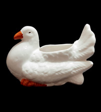 Uccello di porcellana Piccione di 17 Cm. antico Soprammobile vintage in ceramica