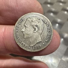 Moneta Spagna España Alfonso