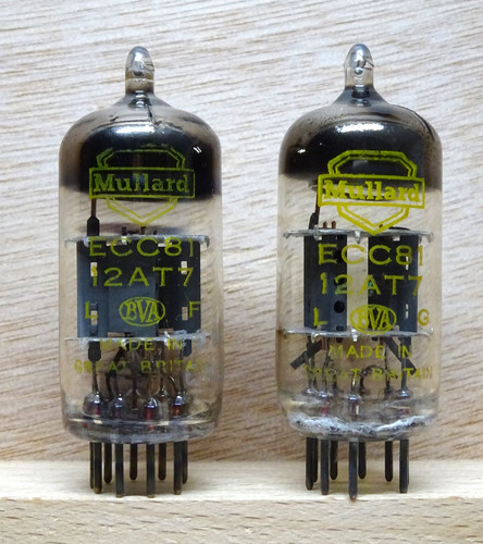 Mullard ecc81 12at7 - 2x:,