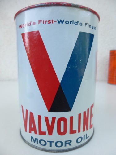 Valvoline vecchia lattina olio