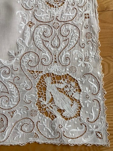 Antique italian needle lace - needle,