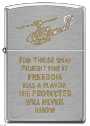 Zippo for those - for, fought