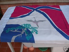 Foulard usato in poliestere con disegni colori bianco,