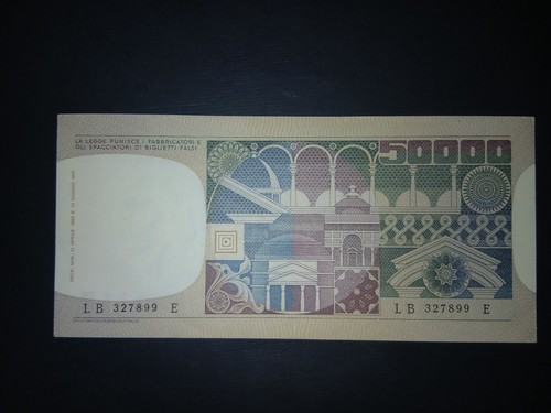 50000 lire volto - lire,