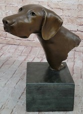 Labrador Cane Busto Bronzo