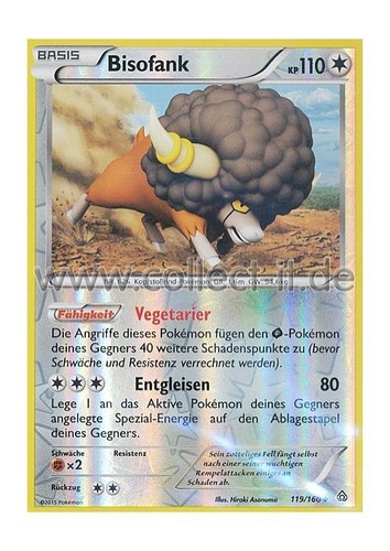 Pokemon 119 160 bisofank - pokemon,