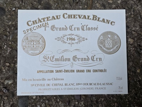 Etichetta château cheval - château,