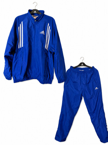 Tuta adidas vintage blu bianca - adidas,
