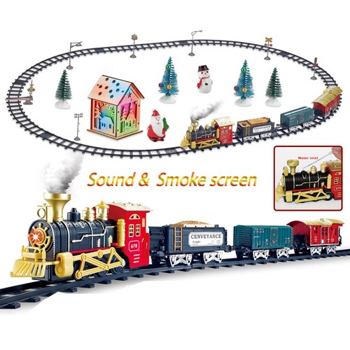 Christmas train set electric - set,