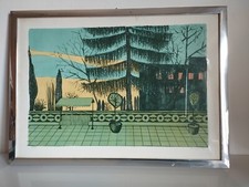 Quadro litografia firmata - firmata, e