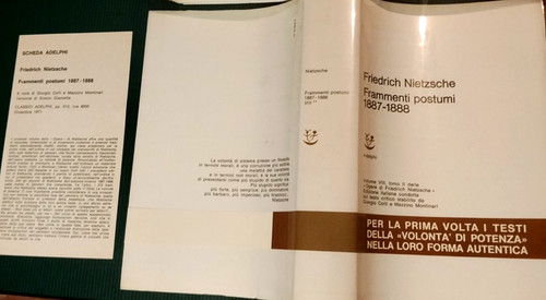 Nietzsche operte complete - complete, vol