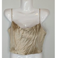 Zara oro cropped raso