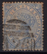 GIBILTERRA 1886-87 REGINA