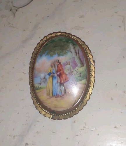 Antica spilla porcellana - antica,