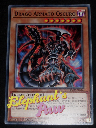 Yugioh drago armato oscuro - -drago,
