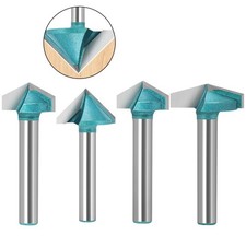 Utensili CNC per Lavorazione Legno 4PCS V Bit Frese con Prestazioni Affidabili