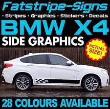da montare BMW X4 STRISCE GRAFICHE ADESIVI DECALCOMANIE M SPORT xLINE xDRIVE 20d 30d 35d