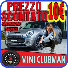 Ruotino Di Scorta Mini Clubman 17" 5 Fori Kit Ruota Gomma DOT2025 Emergenza