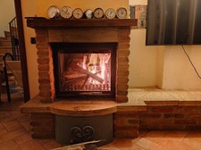 Inserto camino a legna ventilato