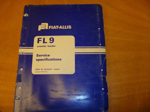 Fiat allis fl9 cingolato - fl9,