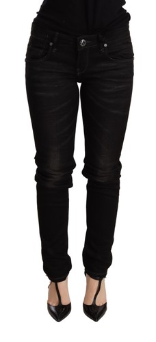 Pantaloni skinny neri vita - skinny, a