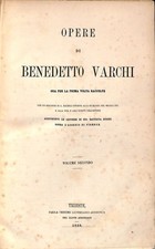 Opere di Benedetto Varchi Vol