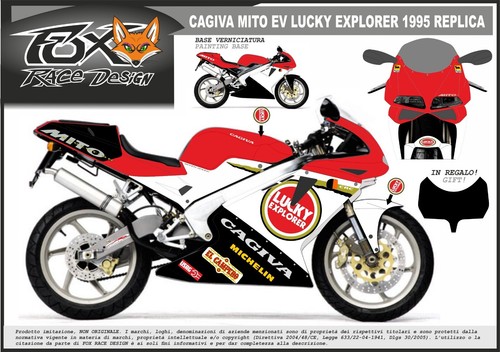 Adesivi stickers moto kit per - adesivi,